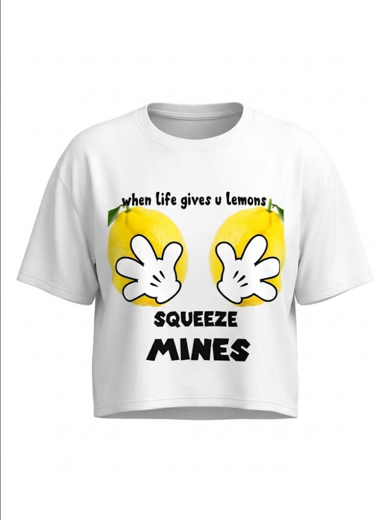 When Life Gives U Lemons Cotton Tee