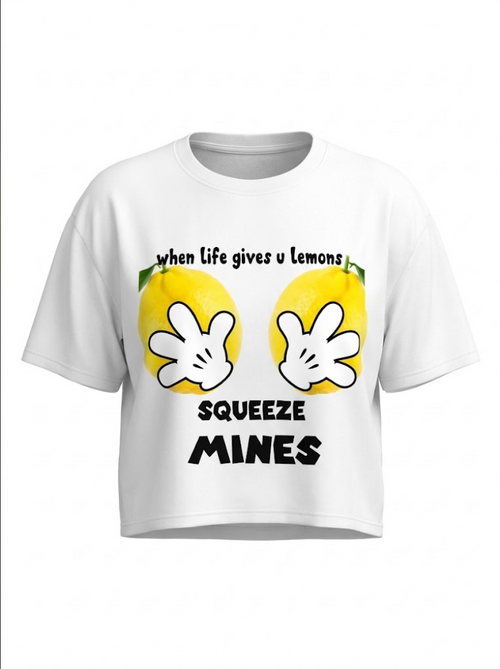 When Life Gives U Lemons Cotton Tee