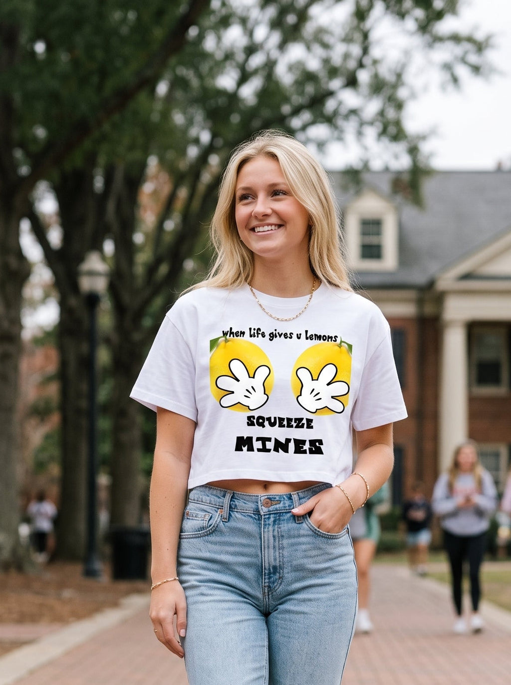 When Life Gives U Lemons Cotton Tee