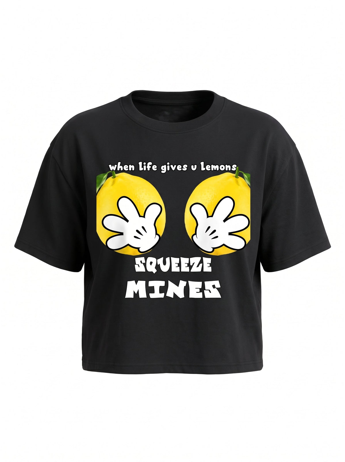 When Life Gives U Lemons Cotton Tee